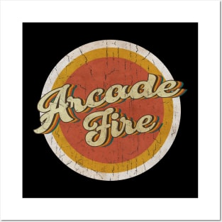 circle vintage Arcade Fire Posters and Art